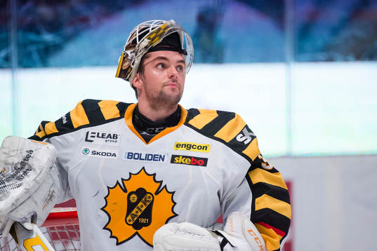 Skellefteås målvakt Gustaf Lindvall