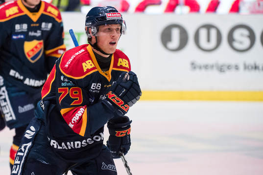 Djurgårdens Patrik Lundh jublar