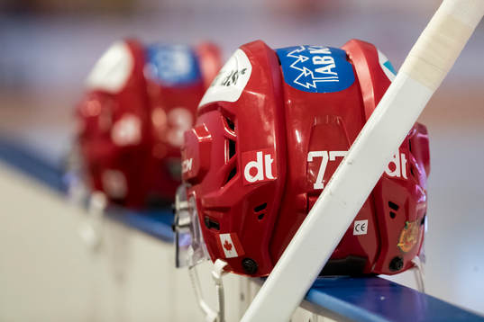 Moras hjälm i ishockeymatchen i SHL mellan Mora och Örebro