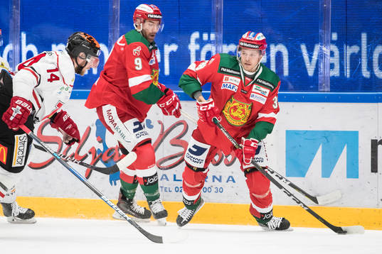 Moras Jacob Nilsson och Andrew Rowe och Örebros Tom