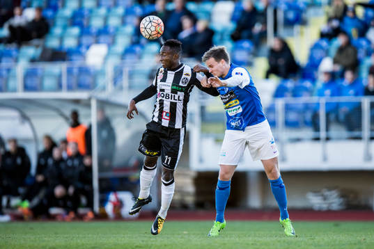 Landskronas Sadat Karim och Oddevolds Felix Pettersson