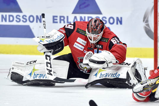 Malmö Redhawks målvakt Oscar Alsenfelt