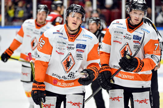 Karlskronas Henrik Törnqvist och Joseph Jonsson deppar