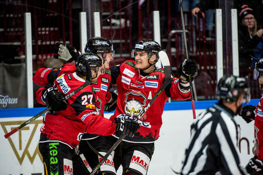 Malmö Redhawks Lars Bryggman jublar