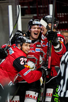 Malmö Redhawks Lars Bryggman jublar