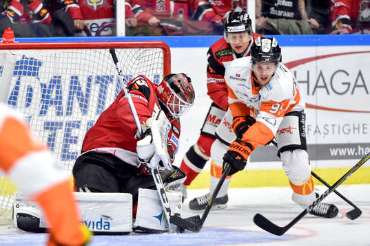 Malmö Redhawks målvakt Oscar Alsenfelt och Tuukka
