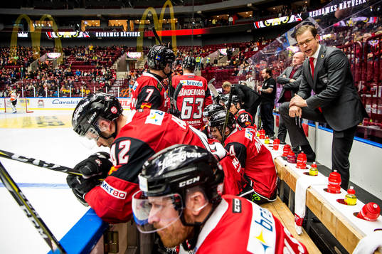 Malmö Redhawks assisterande tränare Martin Filander i