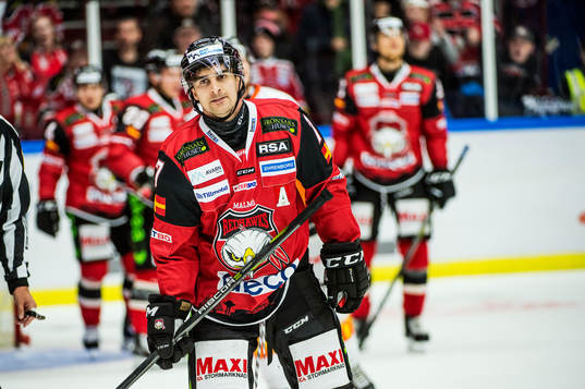 Malmö Redhawks Nils Andersson deppar