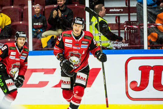 Malmö Redhawks Fredrik Händemark jublar