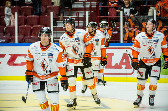Karlskronas David Printz och Emil Lundberg  deppar med