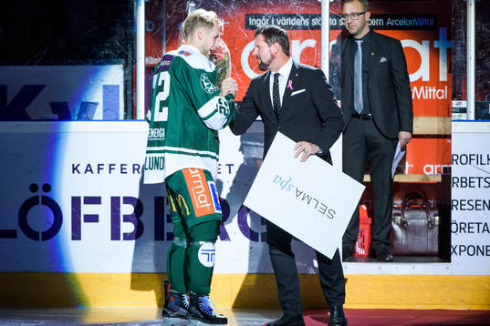 Färjestads Per Åslund uppmärksammas för sin 500