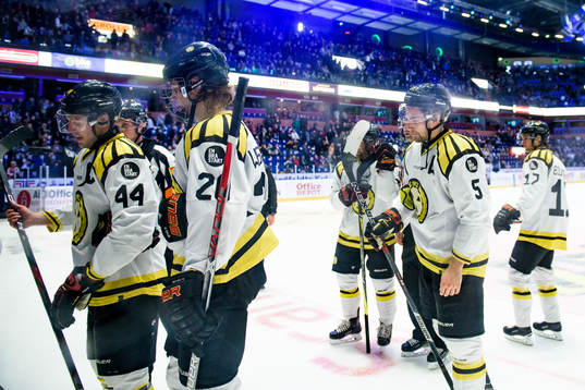 Brynäs Jacob Blomqvist, Marcus Westfält och Lukas