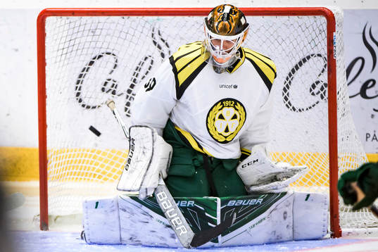 Brynäs målvakt Linus Fernström