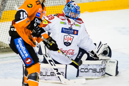 Goaltender Nils Erik Christoffer Bengtsberg of Lillehammer