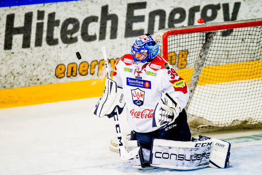 Goaltender Nils Erik Christoffer Bengtsberg of Lillehammer