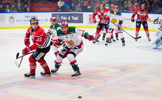 Örebros Jonathan Andersson och Moras Patrik Eklund