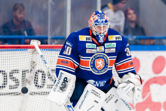 Växjös målvakt Viktor Fasth