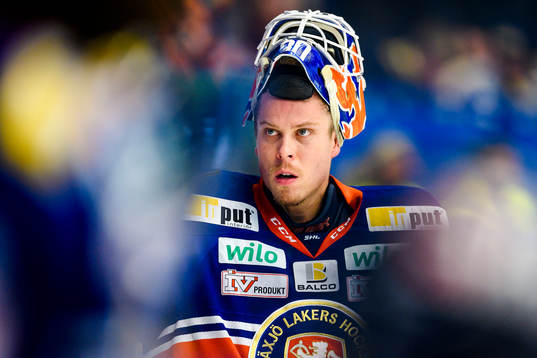 Växjös målvakt Viktor Fasth