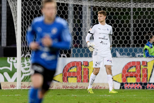 Halmstads målvakt Malkolm Nilsson