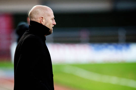 Åtvidabergs tränare Andreas Thomsson deppar