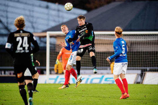 under fotbollsmatchen i Superettan mellan Varberg och