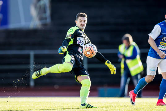 Landskronas målvakt Ivo Vazgec