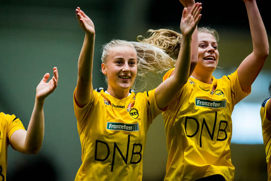 Anja Sønstevold and Ingrid Byrøygard Kvernvolden of LSK