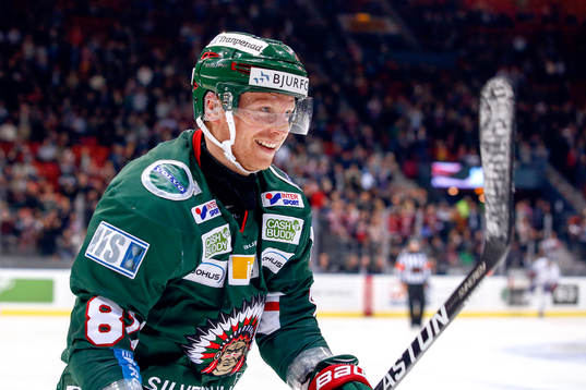 Frölundas Ryan Lasch jublar