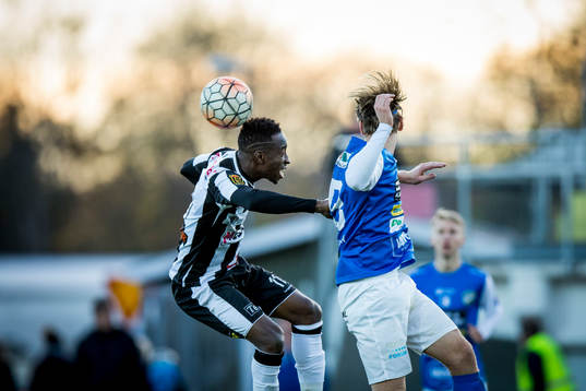 Landskronas Sadat Karim och Oddevolds Felix Pettersson