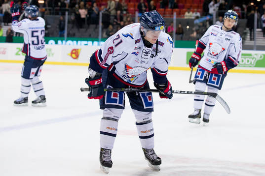Linköpings Emil Sylvegård deppar