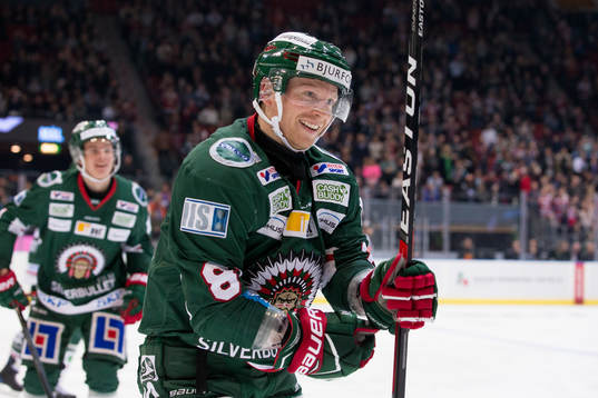 Frölundas Ryan Lasch jublar