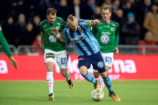 Jönköpings Tom Siwe och Stian Aasmundsen och Djurgårdens