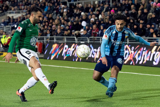 Jönköpings André Calisir och Djurgårdens Othman El Kabir