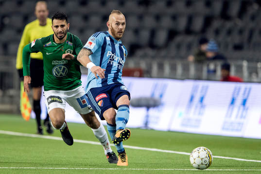 Jönköpings André Calisir och Djurgårdens Magnus Eriksson
