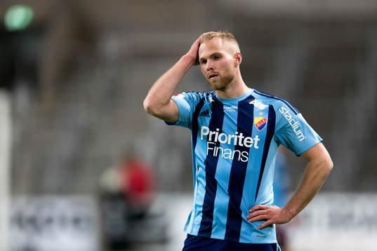Djurgårdens Gustav Engvall deppar