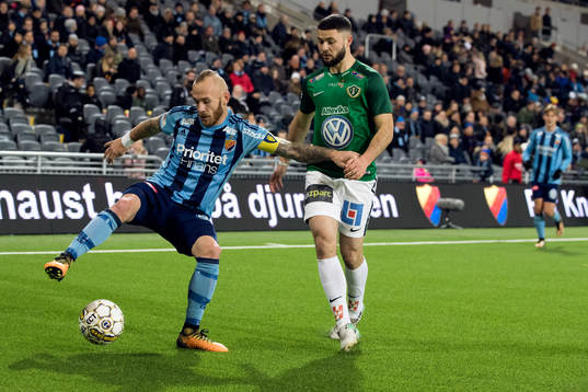 Djurgårdens Magnus Eriksson och Jönköpings Jonathan