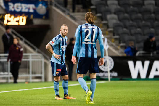 Djurgårdens Magnus Eriksson deppar