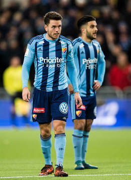 Djurgårdens Kerim Mrabti och Othman El Kabir deppar