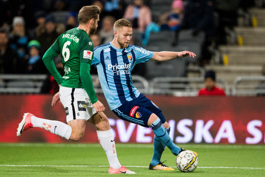 Jönköpings Stefan Karlsson och Djurgårdens Gustav Engvall