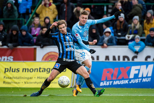 Sirius Jesper Arvidsson och Malmö FFs Mattias Svanberg