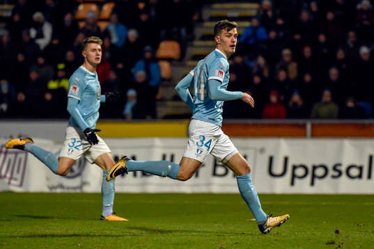 Malmö FFs Mattias Svanberg och Pavle Vagic