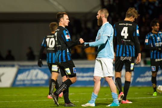 Sirius Niklas Busch Thor och Malmö FFs Jo Inge Berget