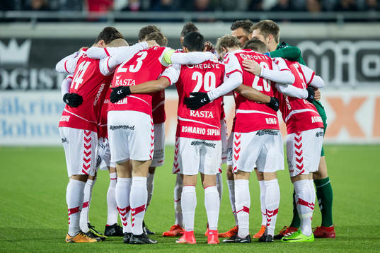 Kalmar samlade innan fotbollsmatchen i allsvenskan mellan