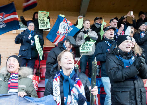 Linköpings supporters jublar