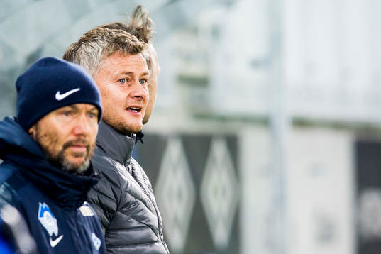 Mark Dempsey, head coach and Ole Gunnar Solskjær, manager