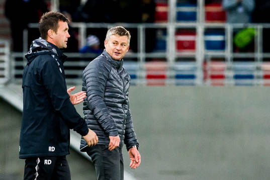 Ronny Deila, head coach of Vålerenga and Ole Gunnar