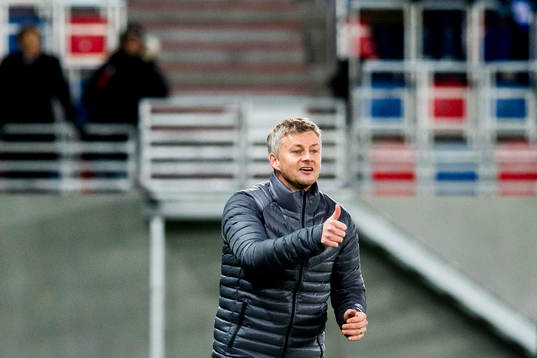 Ole Gunnar Solskjær, manager of Molde