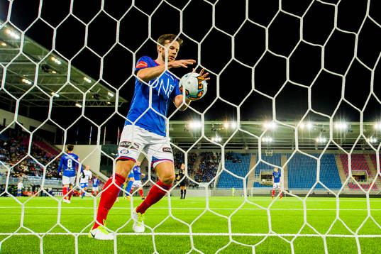 Robert Mikael Lundström of Vålerenga looks dejected