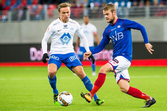 Martin Skjelbreid Ellingsen of Molde and Herman Sørby