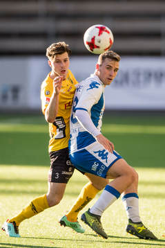 IFK Göteborgs Axel Gunnarsson och Elfsborgs Mattias Özgün